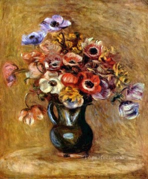 anémonas flor Pierre Auguste Renoir Pinturas al óleo